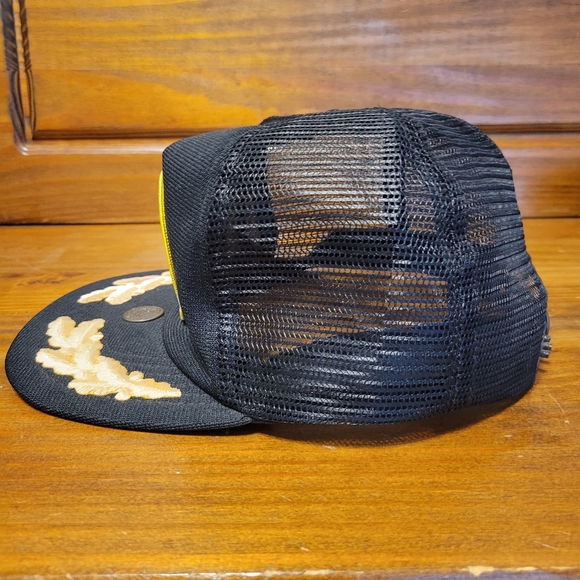 Vintage NRA Snap Back Trucker Hat with Vintage NRA pin attached - Picture 5 of 5